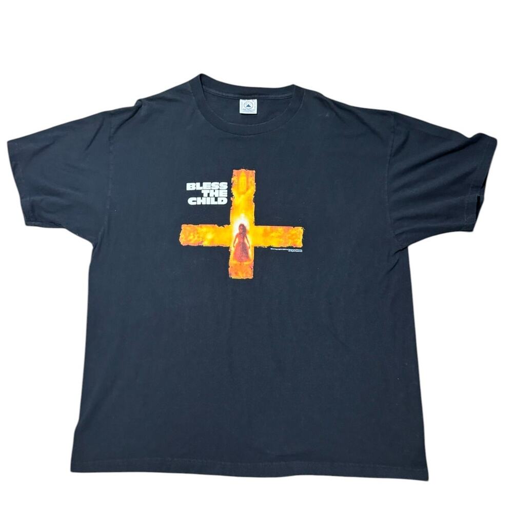 Vintage 2000 Bless The Child Movie Promo T-Shirt XL Black Horror shirt Delta Tag